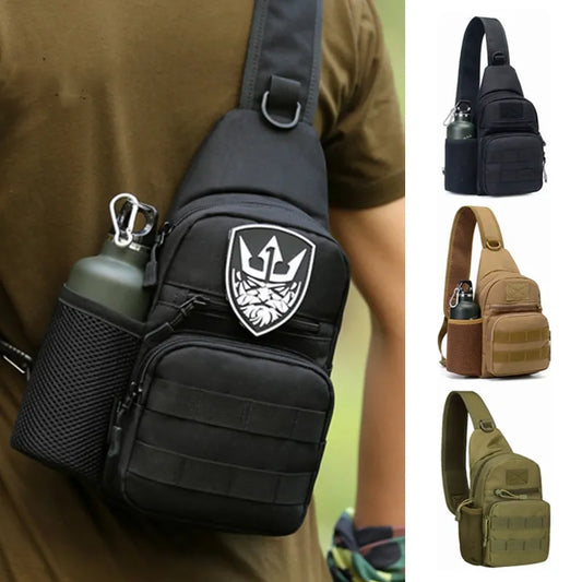 StrikerOps ReconTrek: Tactical Molle Shoulder Bag for Men