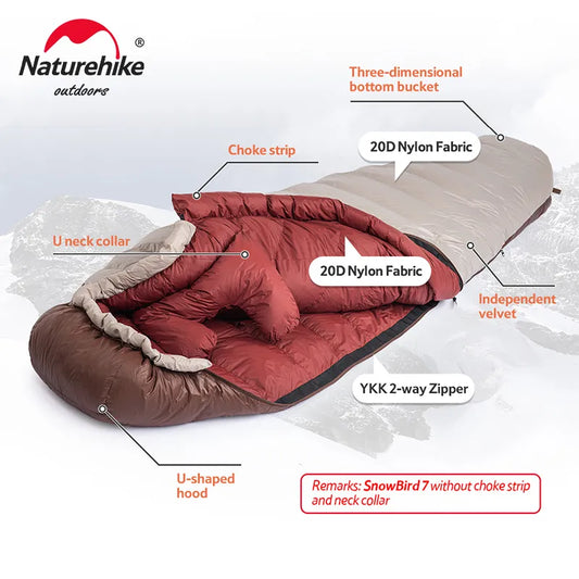 Naturehike Snowbird: Ultralight 4-Season Sleeping Bag